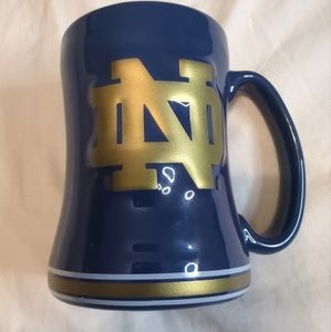 Notre Dame Fighting Irish NCAA 14oz Relief Mug!!! NWOT